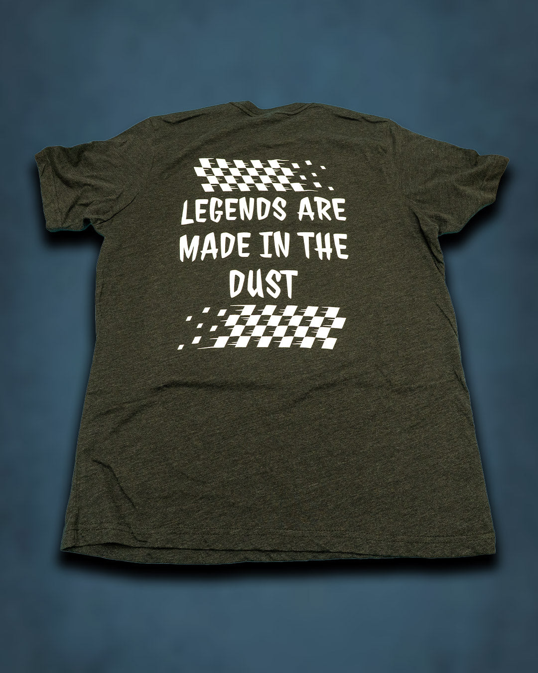 Legends Are Made In The Dust Tee - Heather Black