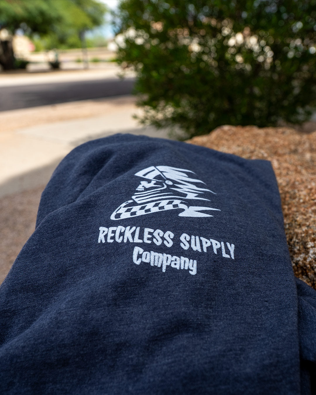 Live Fast Stay Reckless Tee - Heather Grey