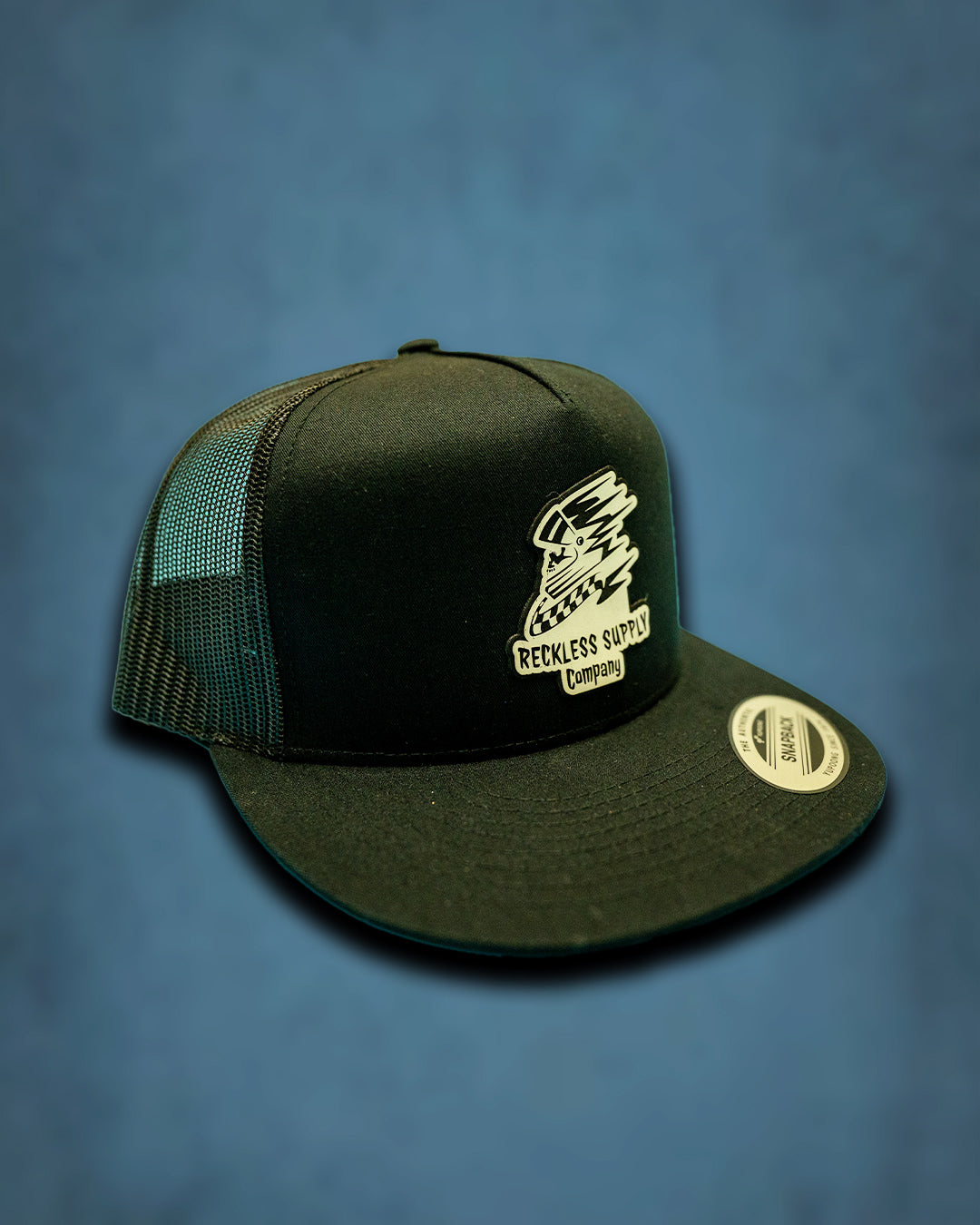 Reckless Supply Leather Patch Trucker Hat